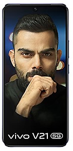 Vivo V21 5G (Dusk Blue, 8GB RAM, 128GB Storage) Without Offer price in India.
