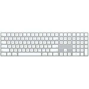 Apple Magic Keyboard with Numeric Keypad - Us English - Silver,Bluetooth price in India.