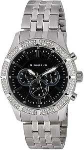 Giordano P122-22 Silver Analog Watch price in India.