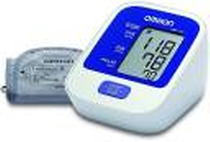 Omron HEM 7124 Fully Automatic Digital Blood Pressure Monitor with Intellisense Technology For Most Accurate Measurement, White and Blue price in India.