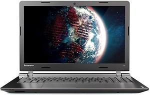 Lenovo Ideapad 100 Pentium Quad Core 4th Gen - (4 GB/500 GB HDD/DOS) IP100 Laptop  (15.6 inch, Black) price in India.