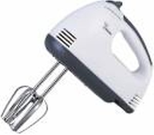 Vruta 7-Speed Electric Beater Hand Blender Mixer for Cake Mixing, Baking with 4 Pieces Stainless Blender/Highest Speed 220-Watt Whisker and Beater Ice-Cream, Cake Bakery, Cream Mix(White) price in India.