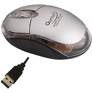 QHMPL QHM222 USB Quantum 222 USB Wire Mouse Wired Optical Gaming Mouse  (USB 2.0, Black) price in India.