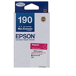 Epson 190 Magenta Ink Cartridge (T190) price in India.