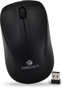 ZEBRONICS Ride-Black Wireless Optical Gaming Mouse  (USB, Black) price in India.