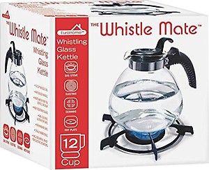 The Whistle Mate 12 Cup Whistling Glass Kettle #401 price in India.