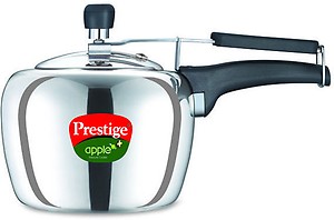 Prestige Apple Plus Inner Lid Aluminium Pressure Cooker, 5 Litres, Red, 5 Liter price in India.