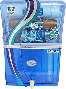Aqua Flow ALFA Ultra Smart (MIneral) 12 L RO + UV + UF + TDS Control + UV in Tank Water Purifier price in India.
