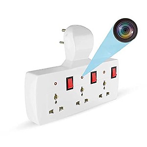 FREDI HD PLUS Spy WiFi Led Socket Camera Wireless 1080P HD Security Indoor Camera APP Remote Control for Home and Office Surveillance with Inbuilt 64gb (iWFCam APP) price in India.