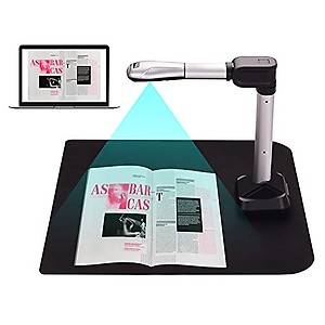 Eryue BK51 USB Document Camera Scanner Capture Size A3 16 -p els High S ed Scanner with LED Light for ID Cards Passport Books Watermarks Setting PDF Format Export for Classroom Office Library Bank price in India.