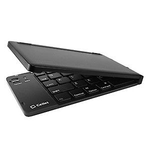 Cellet Folding Wireless Keyboard with Tablet Stand Cover Compatible for Apple iPhone Xs/Xs Max/Xr/X/8/8 Plus/7/7 Plus, Samsung Note 9/8/5 Galaxy S9/S8/S7/J7/J3/A6 iPad/Air/Pro/Mini/4/3/2 price in India.