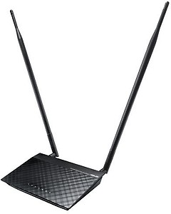 ASUS Asus RT-N12+ 3-in-1 Router / AP / Range Extender 300 Mbps Wireless Router  (Black, Single Band) price in India.
