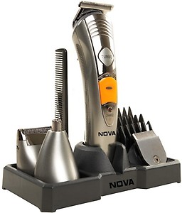 Nova Multi Grooming Kit 7 In 1 Ng 1095 Trimmer For Men(Silver) price in India.