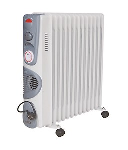 VOX (X-OD09TF) 9 Fin Oil Filled Heater (White) price in India.