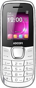 ADCOM X10 Dual Sim Mobile with Whatsapp Facebook Black price in India.