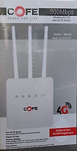 Hi-Lite Essentials Cofe 4G Volte CF-4GVL037 3X Antenna High Range with Landline Calling Wireless Internet Router price in India.