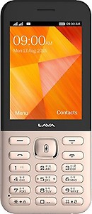 LAVA GEM  (Gold Black DS) price in India.