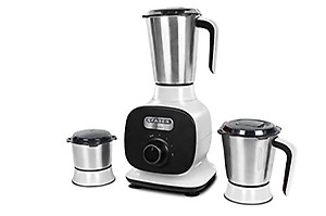 Faber 800W Mixer Grinder with 3 Stainless Steel Jar(FMG Candy 800 3J BW), White price in India.