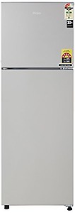 Haier 258 L Frost Free Double Door 2 Star Convertible Refrigerator  (Grey Steel, HEF-25TGS) price in India.