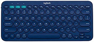 Logitech K380 920-007559Multi-Device Blutooth Keyboard (Blue) price in India.
