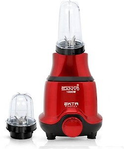 MasterClass Sanyo NIAA Origional Best Kwality 1000-watts Mixer Grinder with 2 Bullets Jars (530ML and 350ML) TAMG141, Color Black. Manufacturing Since 1984 Marketing & Servicing. price in India.
