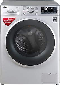 LG 9 kg Fully automatic front load Washing machine - FHT1409SWL , Luxury silver price in India.