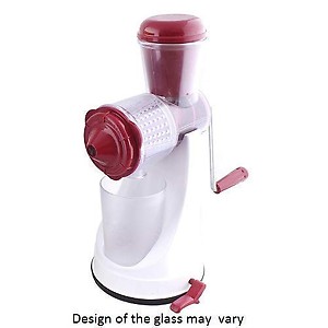 Generic Hand Juicer for Fruits and Vegetables with Steel Handle Vacuum Locking System,Shake, Smoothies, Travel Juicer for Fruits and Vegetables, Fruit Juicer for All Fruits,Juice Maker Machine (Red) price in India.