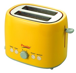 Prestige PPTPKY 850-Watt Pop-up Toaster, Yellow price in India.