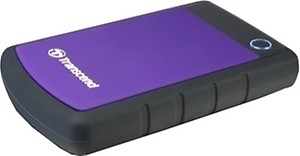 Transcend StoreJet 25H3P 1TB USB 3.1 Gen 1 Shock Resistant Rugged Portable External Hard Drive Purple, Slim - TS1TSJ25H3P price in India.