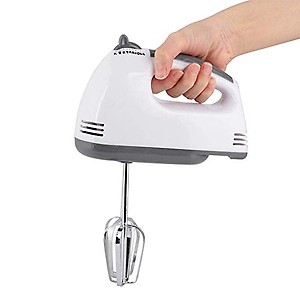 CLOVVA Electric Hand Mixer 7 Speed and Blenders with Highest Speed Whisker & Beater and 4 Pieces Stainless Blender Ice-Cream,Egg,Cake Bakery,Cream Mix, Egg Bitter(1 pic) price in India.
