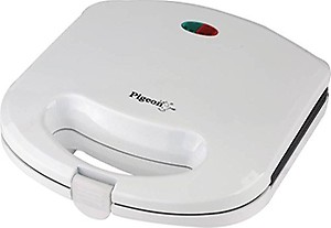 Pigeon by Stovekraft Bread Sandwich Maker with Aluminium Nonstick Coated Fixed Plates (Toaster)) price in India.