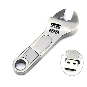Quace 32 GB Metal Wrench Tool Shaped Fancy USB Pen Drive price in India.