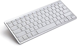 Evana Duo 309 Bluetooth Multi-device Keyboard  (White) price in India.