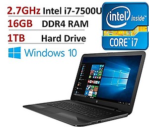 Top Performance HP 15.6 Premium Touchscreen HD Laptop, Intel i7-7500U Up to 3.5GHz, 12GB DDR4 RAM, 1TB HDD, DVD, Wifi, Bluetooth, HDMI, Webcam, Windows10 price in India.
