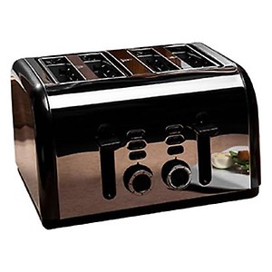 Hafele Popup Toaster Amber 4 Slot with Dual Control System, Removable Crumb Tray, Automatic shut - off, Stainless Steel Body (Matt Grey) price in .