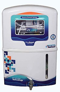 divinetech Aqua Ultra Smart 15 L RO + UV + UF + TDS Alkaline Water Purifier (White) price in India.