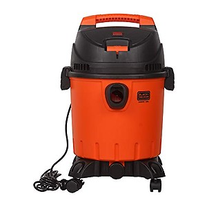 BLACK+DECKER 1200 Watts Wet & Dry Vacuum Cleaner (WDBD10-IN, Orange) price in India.