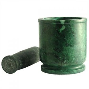 Green Mortar and Pestle Set, kharad, Masher Spice Mixer for Kitchen 3 inches (Grinding Small Spices and Medicines) price in India.