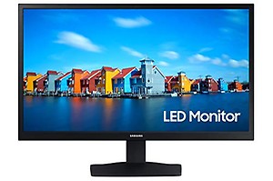 Samsung 22-inch(54.48cm) LED 1920 x 1080 Pixels FHD Flat Monitor, VA, 60 Hz, Wide View Angle, HDMI, D-sub Ports, Flicker Free, (LS22A334NHWXXL, Black) price in India.