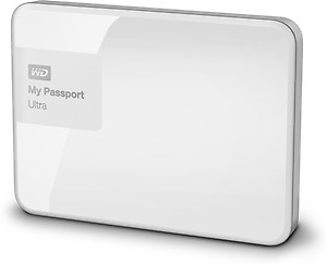 WD My Passport 1TB Portable External Hard Drive (White) price in India.