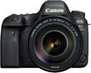 Canon EOS 6D Mark II DSLR Camera Body with Single Lens: EF24-105mm f/4L IS II USM(Black) price in India.