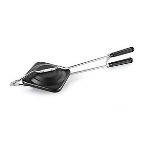 Cello Non-Stick Aluminium Sandwich Gas Toaster | Compatibility with Gas Stoves | Flame-Proof Design | Heat-Resistant Handle | Sandwich Maker | Sandwich Toaster | Black price in India.
