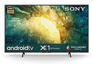 Sony Bravia 138.8 cm (55 inches) 4K Ultra HD Certified Android LED TV 55X7500H (Black) (2020 Model) price in India.