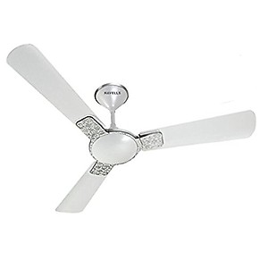 Havells Enticer Art Collector Edition 1200mm Decorative, Dust Resistant, High Power in Low Voltage (HPLV), High Speed Ceiling Fan (White) price in India.
