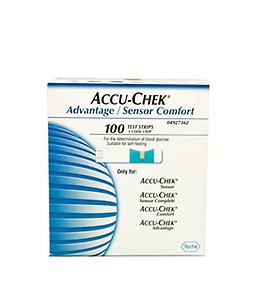 Accu-Chek-Advantage /Sensor Comfort Test Strips (100 Strips) price in India.