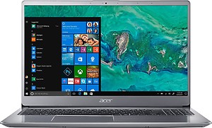 Acer Swift 3 Intel Core i5 8th Gen 8250U - (8 GB + 16 GB Optane/1 TB HDD/Windows 10 Home/2 GB Graphics) SF315-52G Laptop(15.6 inch, Sparkly Silver, 2.1 kg) price in India.