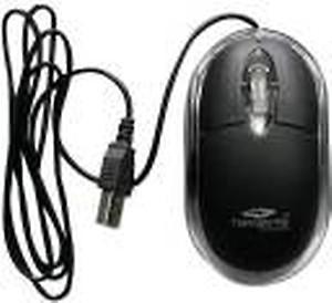 Terabyte Optical Laser Mouse with Scroll Wheel DPI Computer PC Laptop with LED (Black)-Set of 2 price in India.