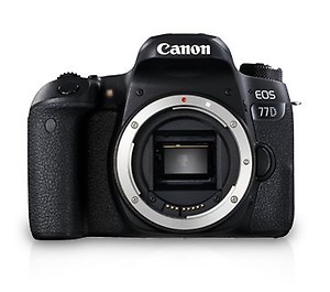 Canon EOS 77D DSLR Camera Body Only (Black) price in India.