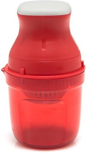 Tupperware JUST Polypropylene Hand Juicer(Pack of 1)(Red) price in India.