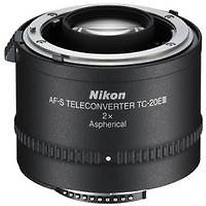Nikon TC-20E III 2X mm Teleconverter for AF-S &amp AF-I Lenses (Black) price in .
